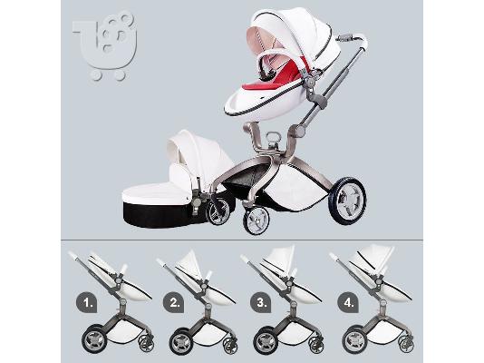 Baby Stroller 3 in 1 Car Seat Folding Baby Carriage Child Newborn Travel System